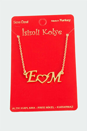 Kişiye Özel İsim Yazılı Kolye