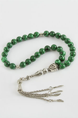 Malahit Doğaltaş Tesbih 8 mm