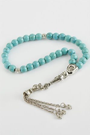 Turkuaz Doğaltaş Tesbih 6 mm