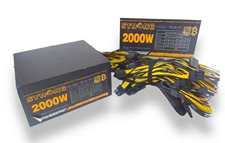 STRONG 2000W 80 Plus Gold FAN POWER SUPPLY KUTULU