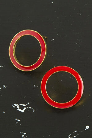 Halka Yeni Sezon Mineli Küpe