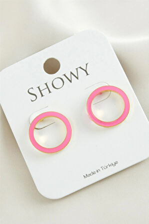 Halka Yeni Sezon Mineli Küpe