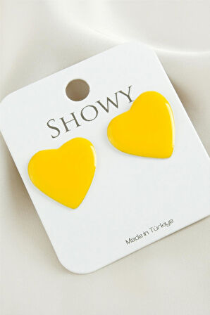 Kalp Yeni Sezon Mineli Küpe