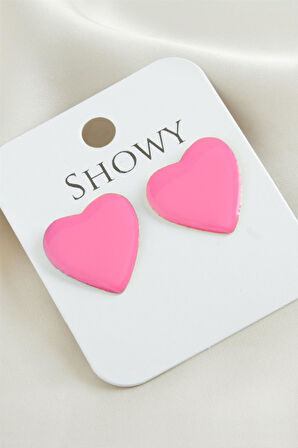 Kalp Yeni Sezon Mineli Küpe