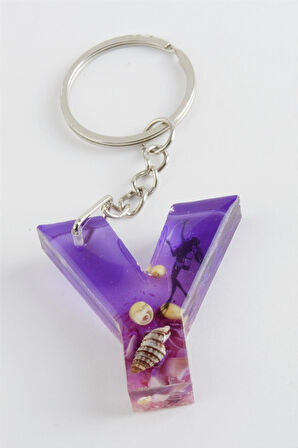 Y Harfli Epoksi Anahtarlık