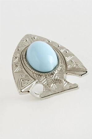 Balık Turkuaz Taşlı Yüzük