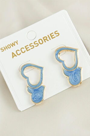 Kalp Yeni Sezon Mineli Küpe