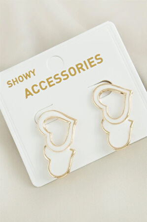 Kalp Yeni Sezon Mineli Küpe