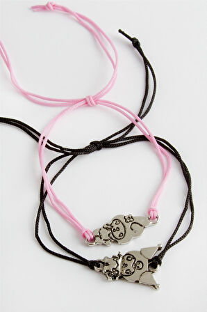 2 Adet Çzgflm Karakteri İp Bileklik