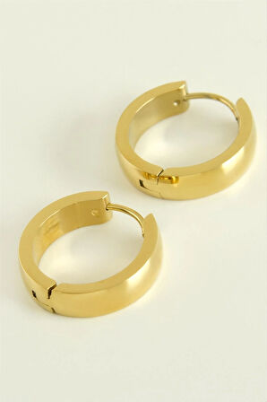 Lüks Çelik Küpe 2 cm