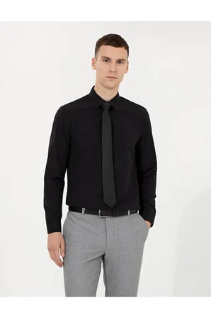  Slim Fit Uzun Kollu Klasik Gömlek 50258995-VR046