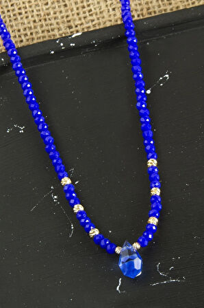 Dorika Damla Kristal Kolye