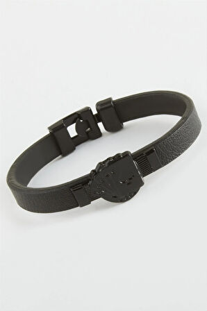 İskambil Kart Desenli Kaliteli Suni Deri Bileklik