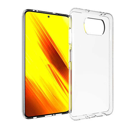 Gpack Xiaomi Poco X3 Pro Kılıf Süper Silikon Şeffaf Koruma