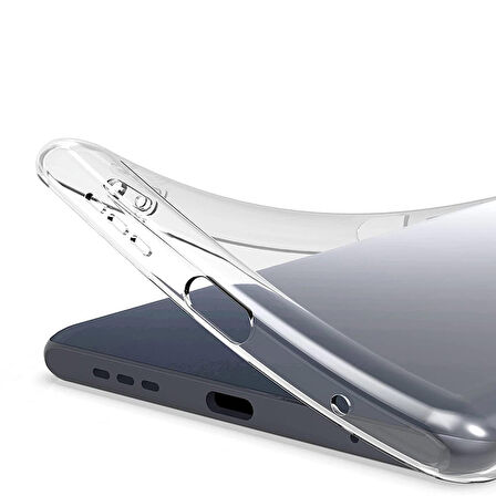 Gpack Xiaomi Redmi Note 10 Kılıf Kamera Korumalı Şeffaf Silikon  Nano Glass