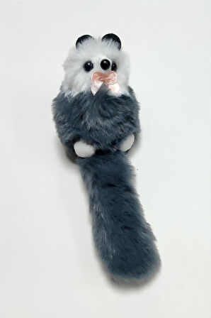 Süs Köpeği Tüylü Peluş Anahtarlık