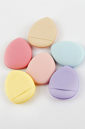 6 Adet Oval Minik Makyaj Süngeri