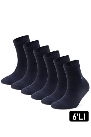 Just Inner Erkek Çorap 6'lı Yarım Konç (Bambu)