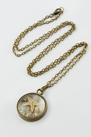 Deniz Yıldızı Canlı Kolye