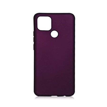 Gpack Oppo A15 Kılıf Mat Soft Premier SilikonNano Glass