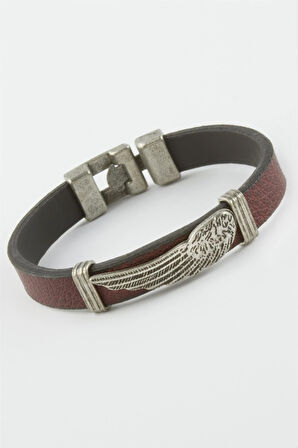 Kanat Suni Deri Bileklik