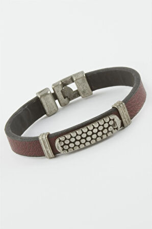 Noktalı Suni Deri Bileklik