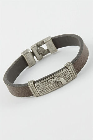 Silah Suni Deri Bileklik