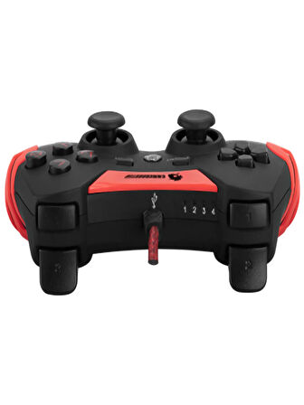 GameBooster GB-J54R PS3 ve PC Uyumlu Kablolu Gamepad