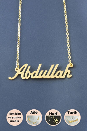Abdullah İsimli Kolye