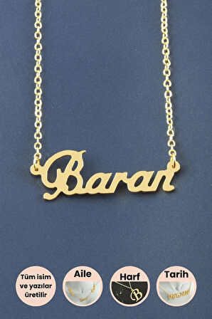 Baran İsimli Kolye