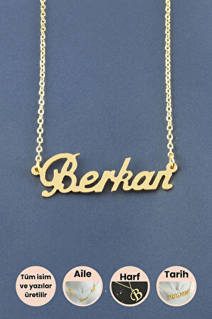Berkan İsimli Kolye