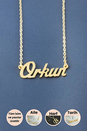 Orkun İsimli Kolye
