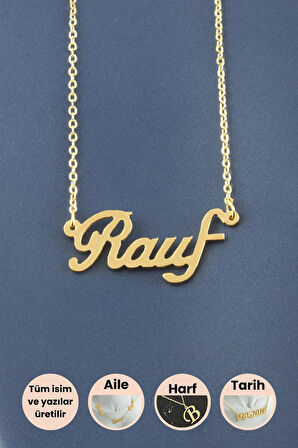 Rauf İsimli Kolye