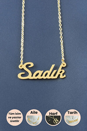 Sadık İsimli Kolye