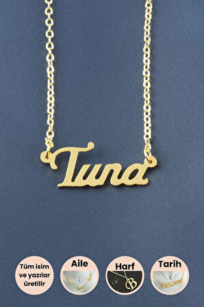 Tuna İsimli Kolye