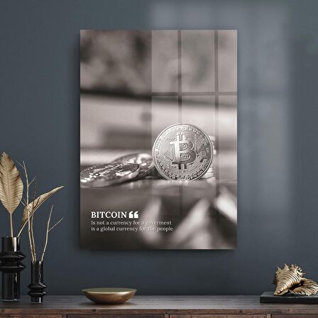Decovetro Cam Tablo Bitcoin Desenli