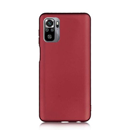 Gpack Xiaomi Redmi Note 10S Kılıf Mat Soft Premier SilikonNano Glass