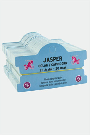 Jasper  Oğlak Burç Bileklik Kartı