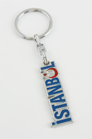 İstanbul Yazılı Metal Anahtarlık