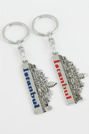 İstanbul Yazılı Metal Anahtarlık