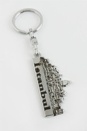 İstanbul Yazılı Metal Anahtarlık