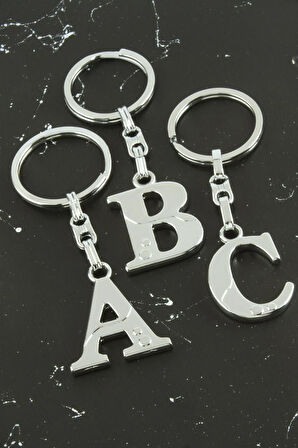 Harfli Metal Anahtarlık