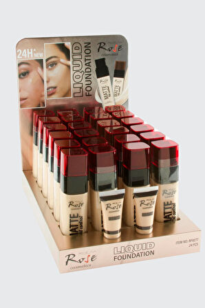 Rose Matte Şişe Fondoten