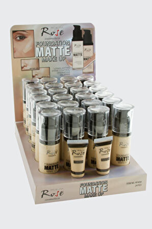 Rose Matte Şişe Fondoten