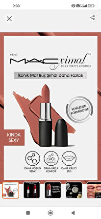 Mac nemlendirme etkili kinda sexy 