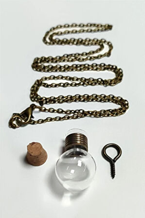 Boş Fanus Canlı Kolye