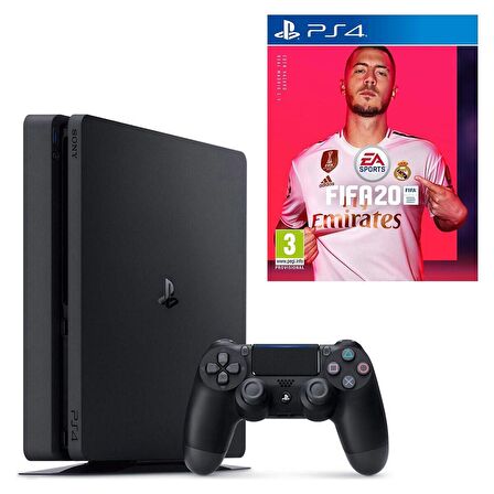 Sony PS4 Slim 500 GB Oyun Konsolu + PS4 FIFA 20 Oyun