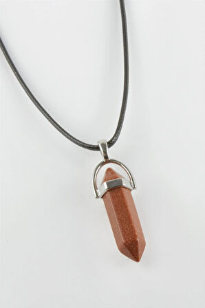 Kahverengi Yıldız Point Kolye