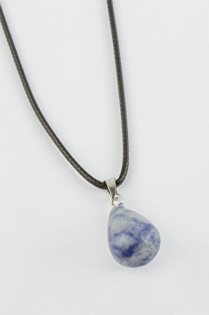 Sodalit Damla Doğaltaş Kolye