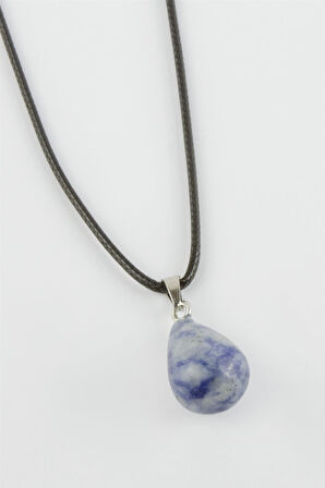 Sodalit Damla Doğaltaş Kolye